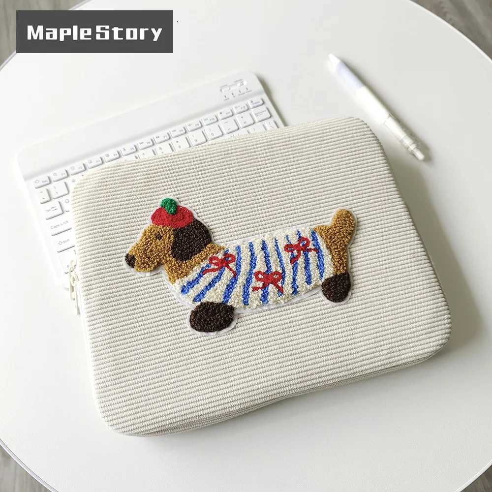Cute Dogs Laptop Sleeve Bag 1314 1516 Inch Dachshund Pet Protective Computer Cases Laptop Cover 9711 in Tablet Travel CoverW251015