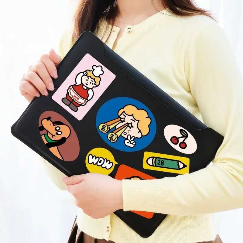Cartoon Laptop Sleeve Korean Fashion Cute Liner Sleeve for Laptop Full Size Macbook Sleeve PUW251015