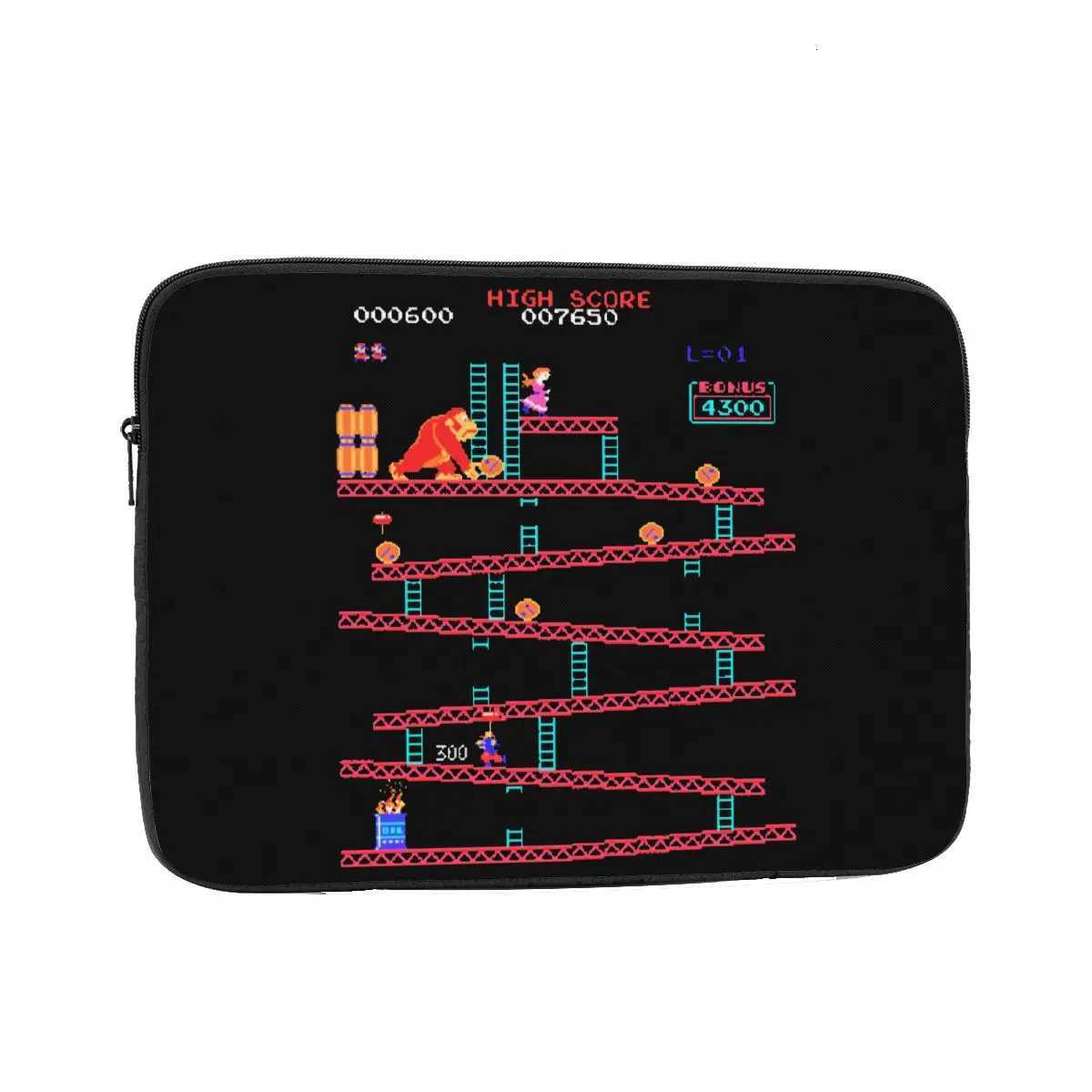 Laptop Notebook Bag Case Donkey Kong Tablet Sleeve Case Arcade Game Collage Retro 12 13 15 17 Shockproof Case BagW251015