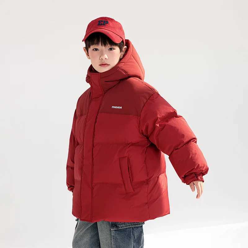 New National Standard 90 White Duck Down Childrens Clothing High Velvet Waterproof Girls Down Coat Children Puffer Jacket CoatT251016