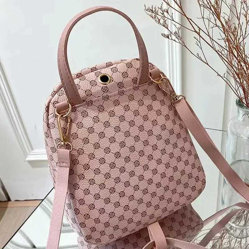 Classic floral material backpack for women fashionable student backpack for women daily shopping bag for womenT251016