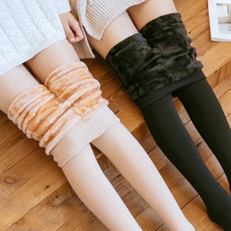 Women Autumn Winter Leggings Plus Velvet Women Leggings High Waist Thick Velvet Pants Stretchy Large Size Warm Leggings 8 ColorsT251016