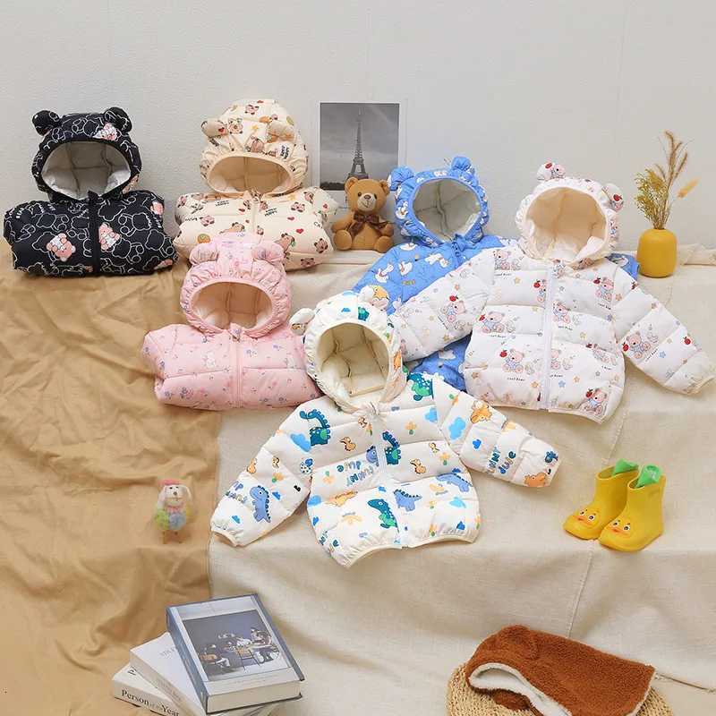 Winter Warm Baby Girls Boys Lightweight Cotton Lined Hooded Zip Puff Jackets Kids Coats Children Outfit Windbreaker Tops 16 YrT251016