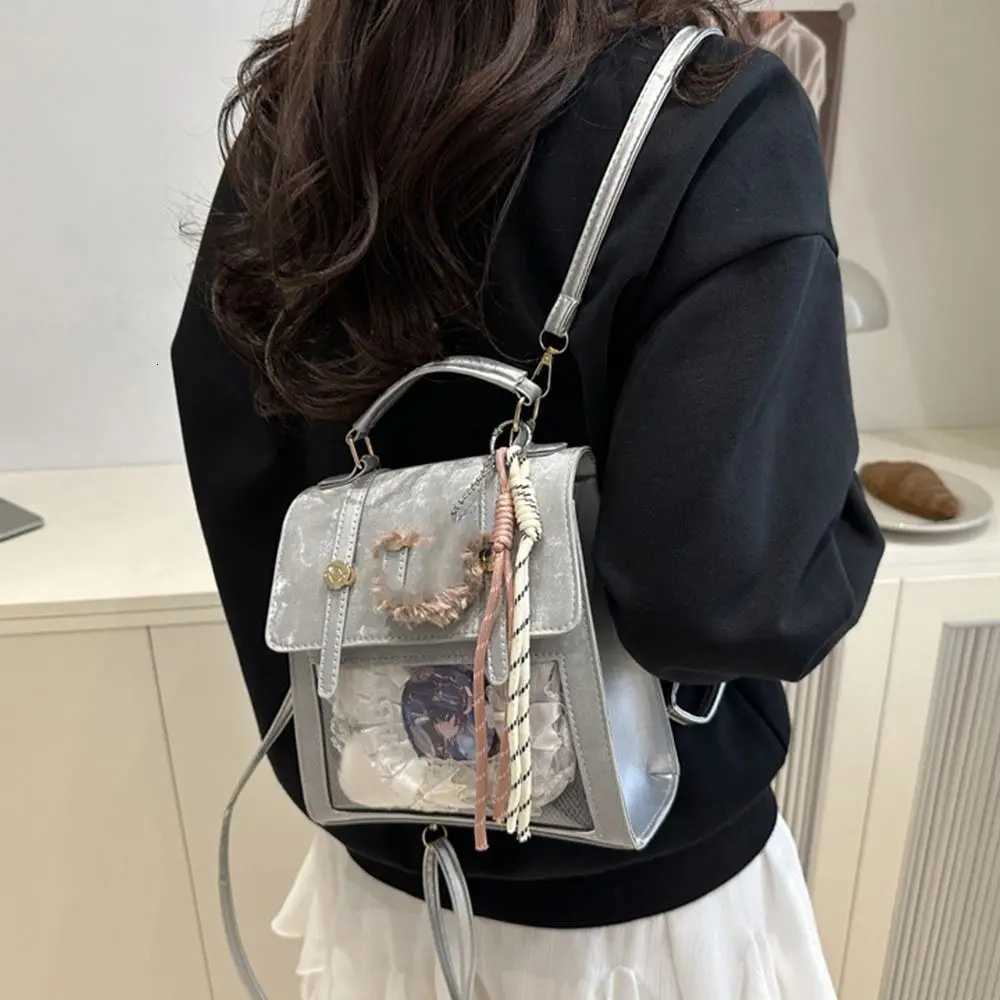 Creative Japan Style JK Girl Itabag Multicolor PU Backpack Highcapacity Waterproof Hand Bag GirlsT251016