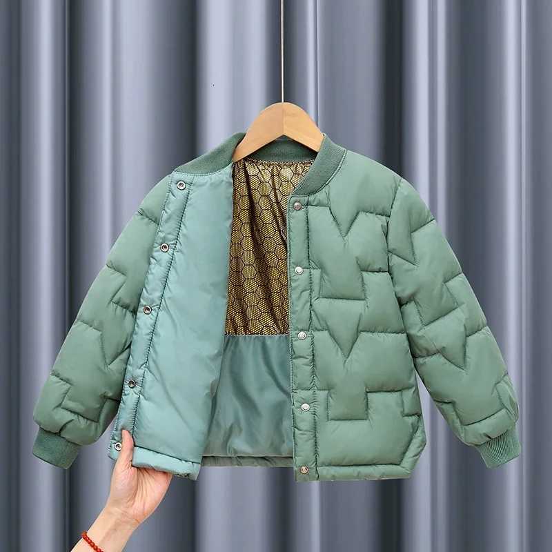 2025 Childrens Down Jacket Inner Liner Boys Girls Down Jacket Autumn Winter Thickened Warm Baby Baseball Uniform Student CoatT251016