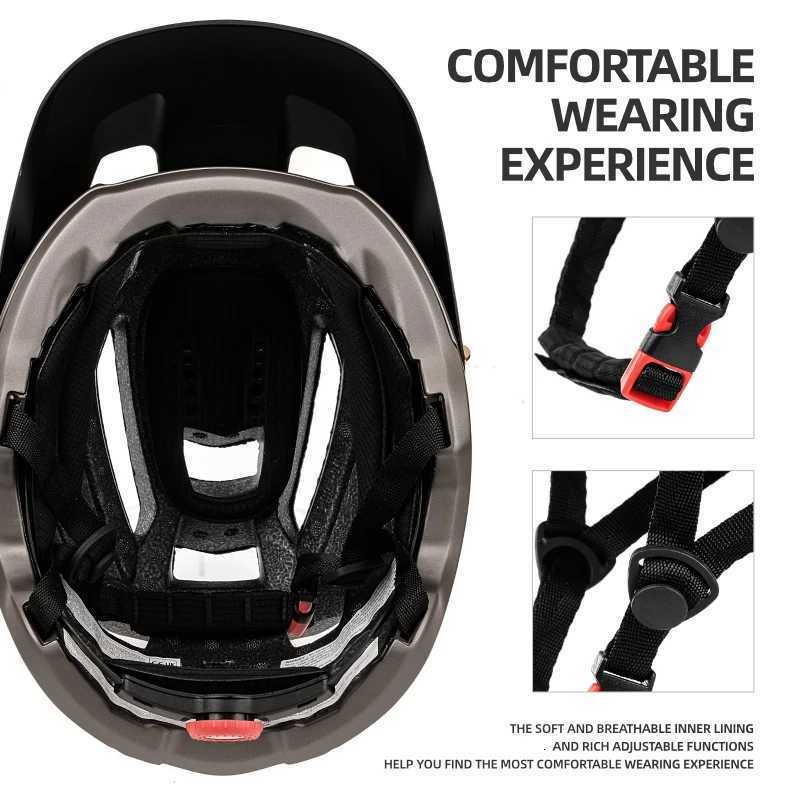 Batfox MTB DH Cycling Helmet Ultralight Road Mountain Bike Bicycle Integrallymolded Helmet Men Women Ultralight Moto Cross W251016