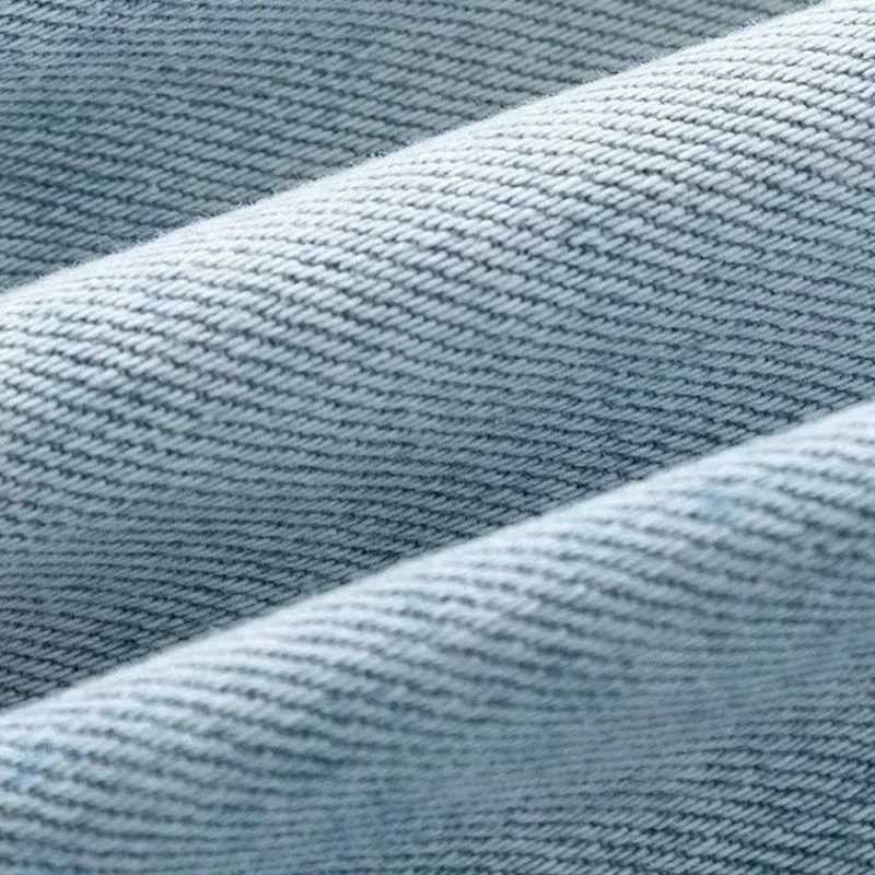 Men Casual Denim Shorts Male Comfortable Elastic Waist Straight Leg New Soft Short Pants Light Blue Loose Baggy Wide Leg Jeans J251016