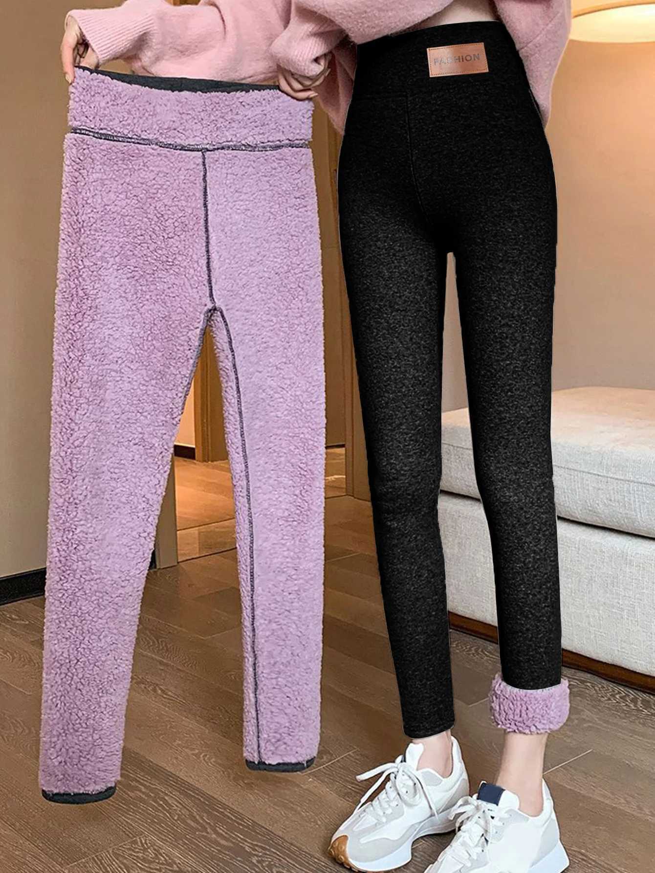 Cloud Velvet Leggings For Women Wearing Cashmere Thick Warm Thin Cotton Pants Northeast Extra Thick Lamb Velvet Foot PantsT251016
