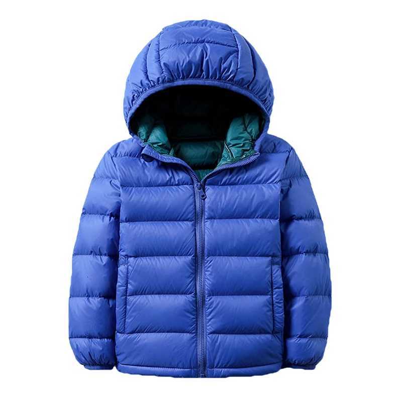 010 Kids Duck Down Jackets 2025 New Ultra Light Hooded Winter Coats for Boys Girls Portable Windproof Puffy Parkas 13T 14TT251016