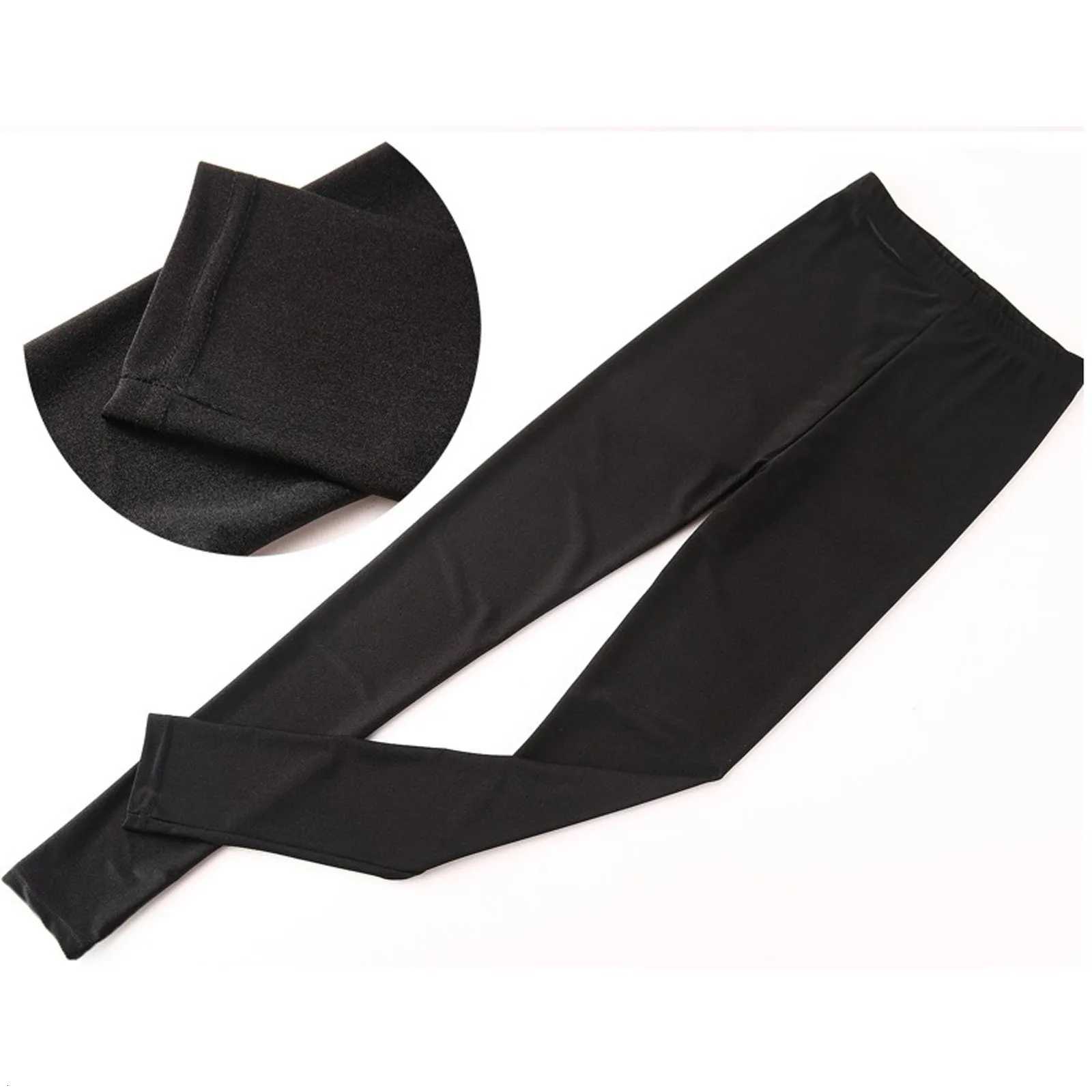 Plus Size 4XL Warm Imitation Leather Leggings Women Pantalones High Waist Thermal Pants Winter Silk Fleece Trousers JeggingsT251016