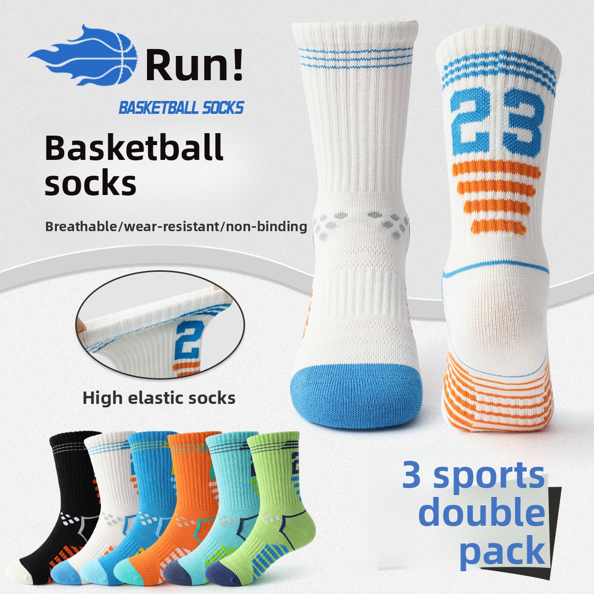 2pairs Professional Child adult Basketball Socks cotton Moisture Wicking Sport Socks for Basketball football Running Gym Yoga sports