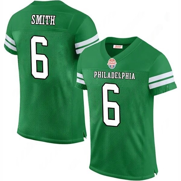 2024SeasonGreen Football Jersey Saquon Barkley Jalen Hurts A.J. Brown Carter DeVonta Smith Jason Kelce Pickett Cooper DeJean Huff Lane Johnson Mailata