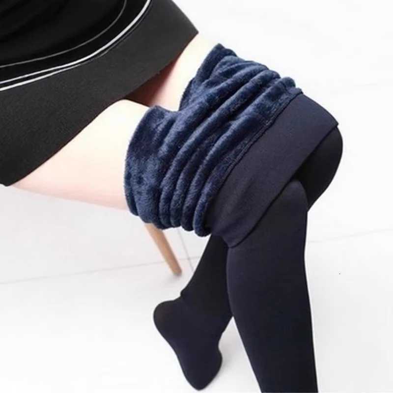 Pearl Fleece Leggings Thermal Lined Tights NonSlip Heel Grip All Season Pants Women 3D Seamless Winter Base Layer Slim LeggingsT251016