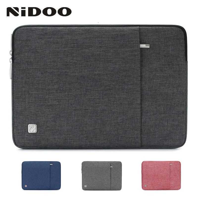 NIDOO Laptop Sleeve Case For Macbook Air 13 M1 Pro Xiaomi Dell Lenovo 133 14 156 Inch Waterproof Notebook Computer BagW251015