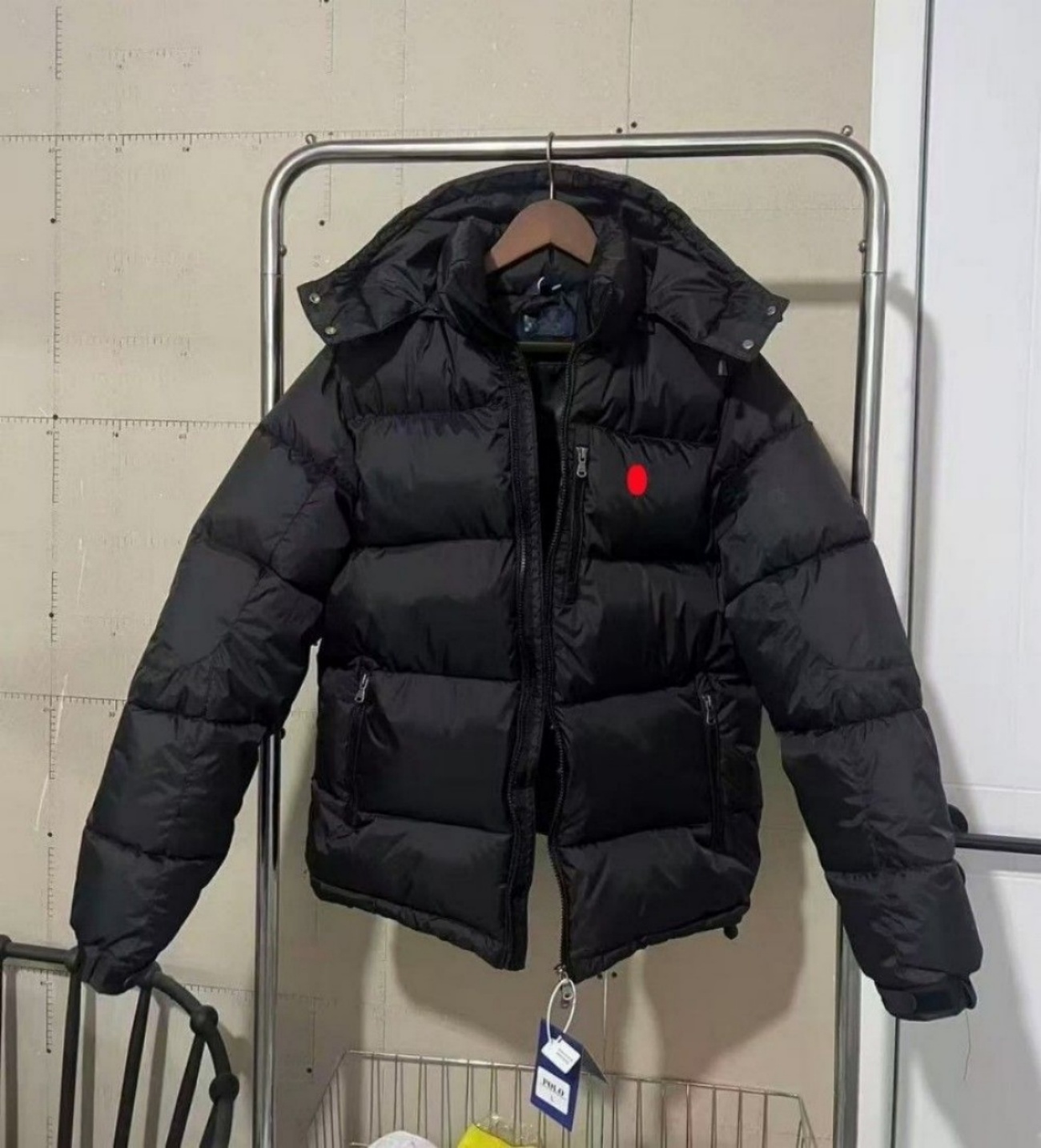 2026 Mens Polo Puffer Jackets Women Winter Puffer Down jacket Embroidered Tracksuit Jackets Coats Zipper Designer Clothing Fashion Men Warm Removable Hooded coat