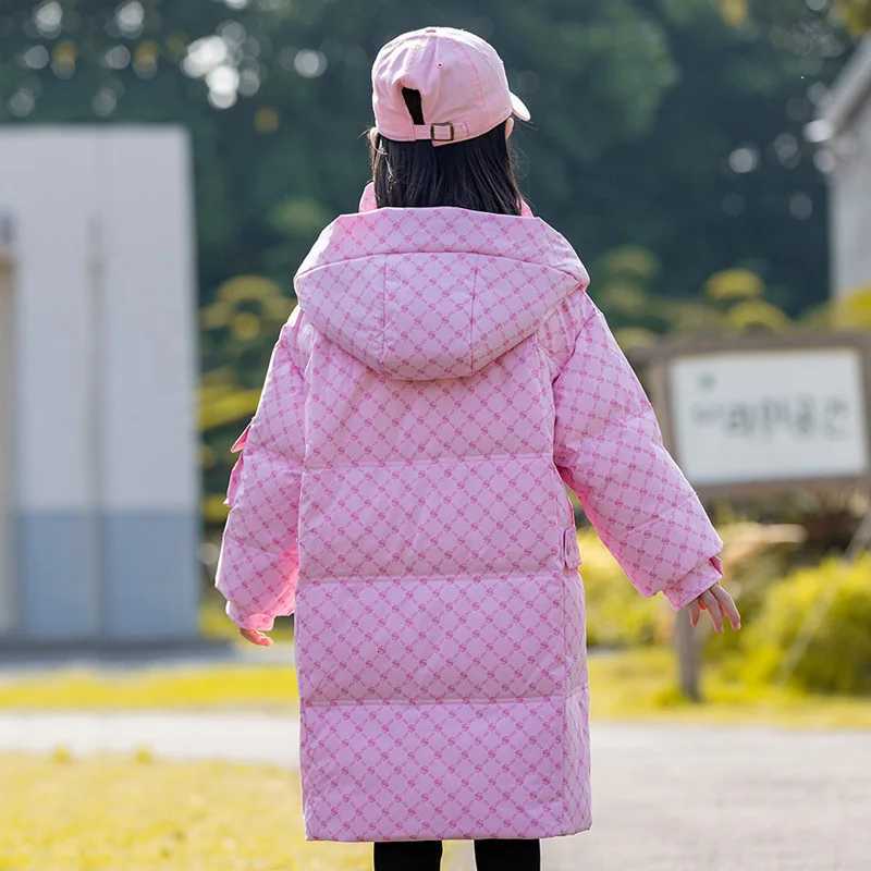 IYEAL Kids Fashion coat for girl Children parka 512Years Winter Childrens Down Jacket for Girls Thicken Girl Snowsuit CoatT251016