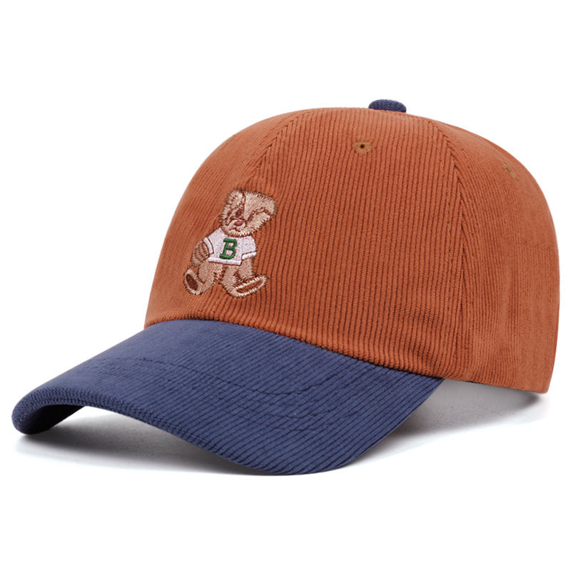 Designer Hat Men Women Adjustment Baseball Cap Velvet Corduroy Embroidered Bear Baseball Cap Sun Hat Fitted Caps Fashion Fedora Letters Beanie Hat