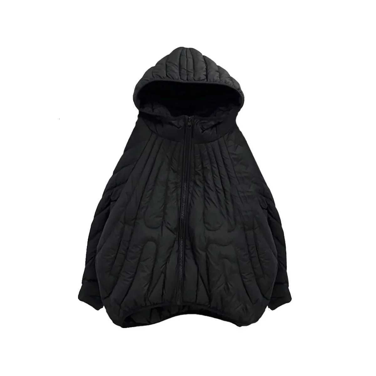 Girls Hooded Cotton Jacket Childrens Short Styles Coat for Baby Girls Design Sense Winter Clothing Lightweight Outerwear CoatT251016