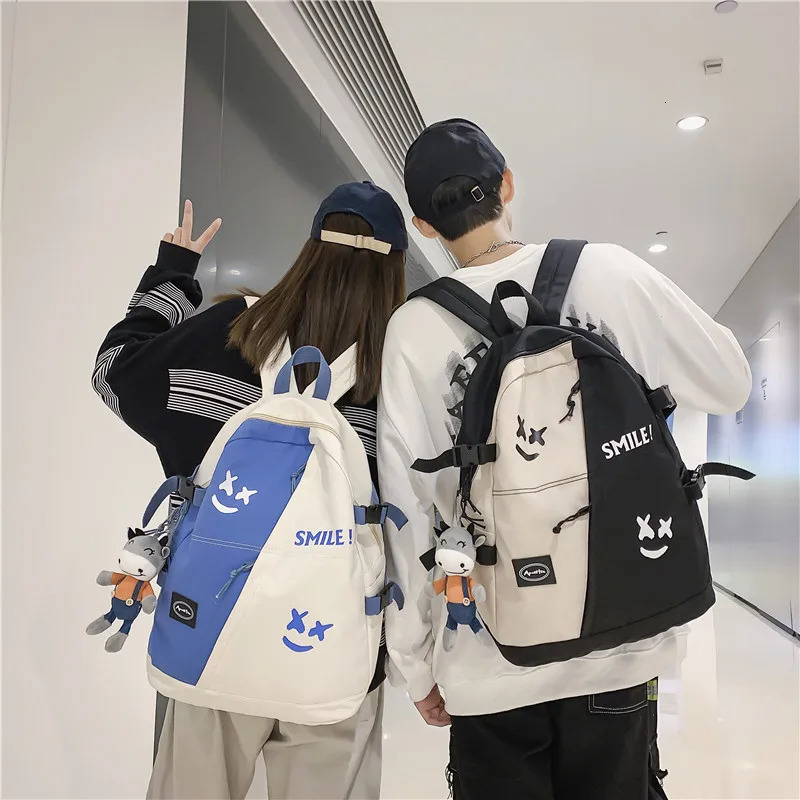 Fashion Big Backpack Winter Lovers Travel Bagpack Women Laptop Mochila For Teenager Bookbag College School Bag Men Rucksack 251104