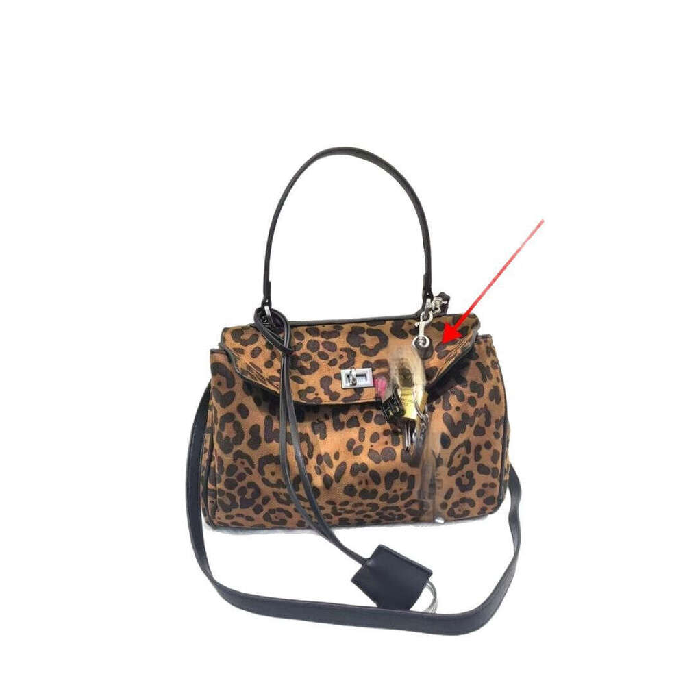 New Rodeobag Crossbody Matte Leopard Print Tote For Women Large Capacity Underarm Bag Commuting Essential B5