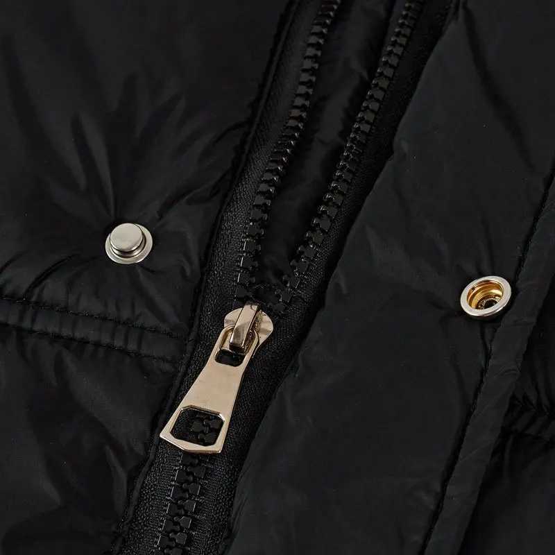 Big Boys Winter Hooded CottonPadded Jacket 2025 New Kids Windproof 15 Cotton Blend Outdoor Snowsuit Teen Casual Hooded ParkaT251016