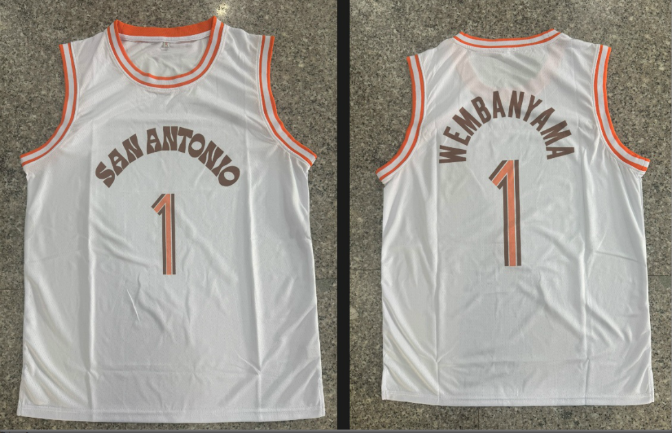 Fox 2025/26 City Edition Basketball Jersey Wembanyama Vassell Olynyk Barnes Custom Basketball Jersey Mens Womens Youth