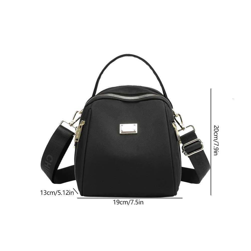 Mini Ladies Backpack Nylon Handbags Purse Women Shoulder Crossbody Bags Casual Pure Color Female Messenger Bags TopHandle BagsT251016