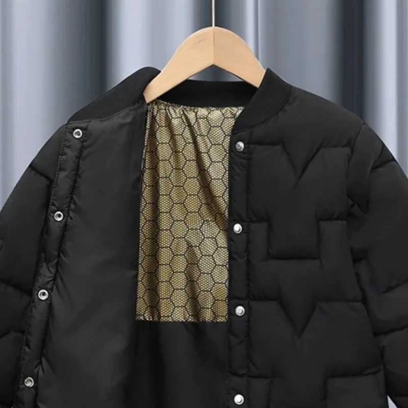2025 Childrens Down Jacket Inner Liner Boys Girls Down Jacket Autumn Winter Thickened Warm Baby Baseball Uniform Student CoatT251016