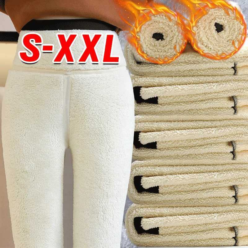 Women Lamb Fleece Legging Seamless High Waist Thick Thermal Legging Fashion Winter Warm Female Tights Insulated Pantalon PantsT251016