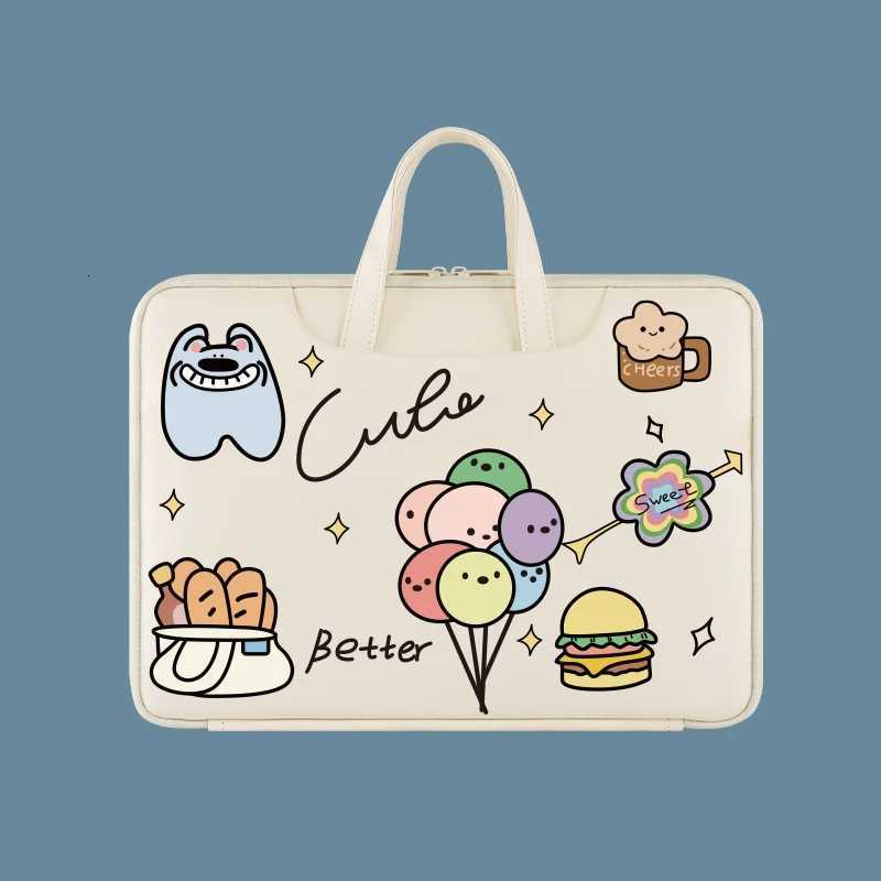 Cartoon notebook laptop bag suitable for MacBook 13 inch SamsungDell 14 inch HP 156inch shockabsorbing storage bagW251015