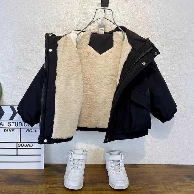 Kids Boy Lightweight Down Jacket Autumn Winter Coats Children Girl Warm Hooded Outerwear Teen Casual Cotton Clothes A09T251016