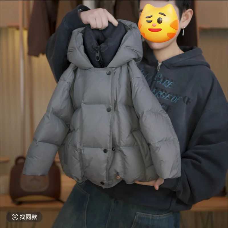 Fake Two Down Cotton Jackets Autumn Winter Short Casual Handsome Korean Simple Cute Allmatch Childrens Clothing TrendT251016
