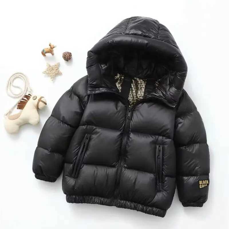 Childrens Parkas Boys Winter Warm Coats Teen Fashion Hooded Jackets Thicken Kids Winter Outdoor Coat Baby Parka NewT251016