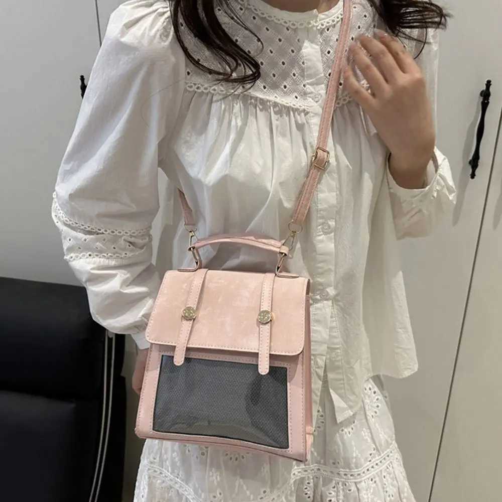 Creative Japan Style JK Girl Itabag Multicolor PU Backpack Highcapacity Waterproof Hand Bag GirlsT251016