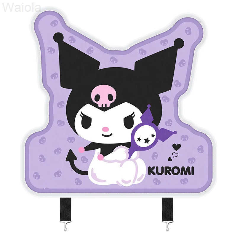 Sanrio Kuromi Antislip and Antifouling Car Foot Mat Antikicking Childrens Foot Mat Cute Cartoon Foot Mat Car Decorations L251016