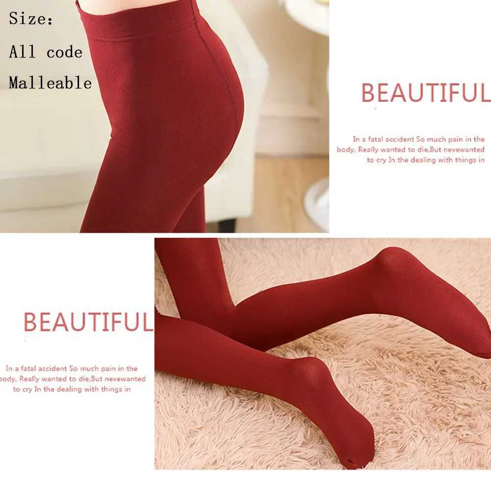 Thick Thermal Full Hosiery Winter Clothing Accessories Womens Pantyhose Full Foot Tights Pants Fleece LeggingsT251016