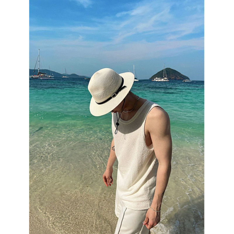Fashion Sexy Style Tops Mens Mesh Hollowed Vests Summer Casual Streetwear Male All-match Sleeveless Tank Tops S-5XL 250325
