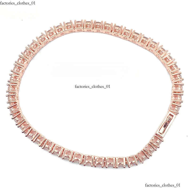 Iced Out 4mm VVS Moissanite Tennis Chain Sterling Sier Bracelet Men Women Charm Dia Jewelry