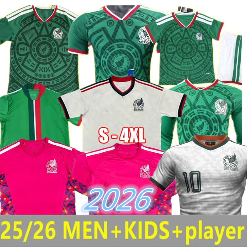 S-4XL 2025 Mexico jersey 2026 World Cup VEGA RAUL CHICHARITO H.LOZANO 2025 2026 football shirts soccer jerseys football shirt CHICHARITO