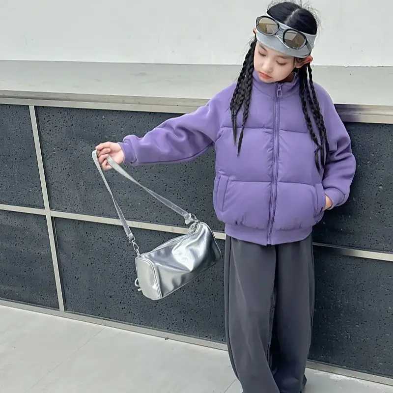 2025 Winter New Kids Down Jacket Light Warm Fashion School Duck Feather Puffer Coat for Boys Girls Toddler To TeenT251016