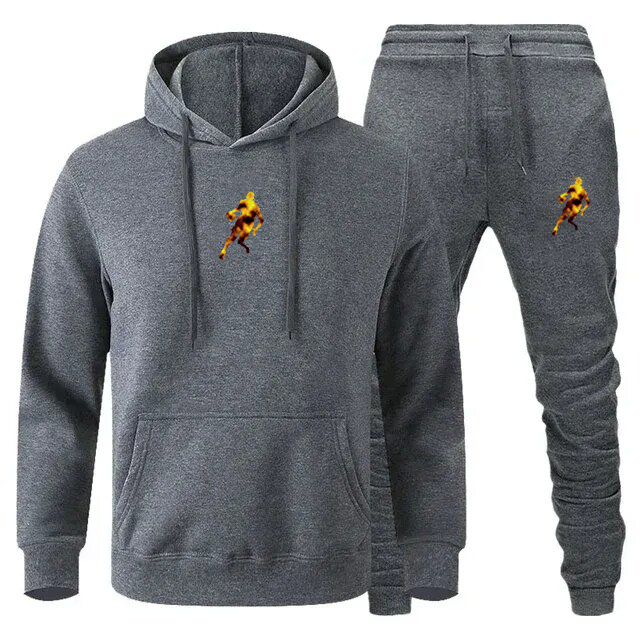 Men's Tracksuits 2025 Autumn/Winter Jogging Fitness Sportswear Set: Fashionable Long-sleeved Sweatshirt Casual Pants 2-piece Set