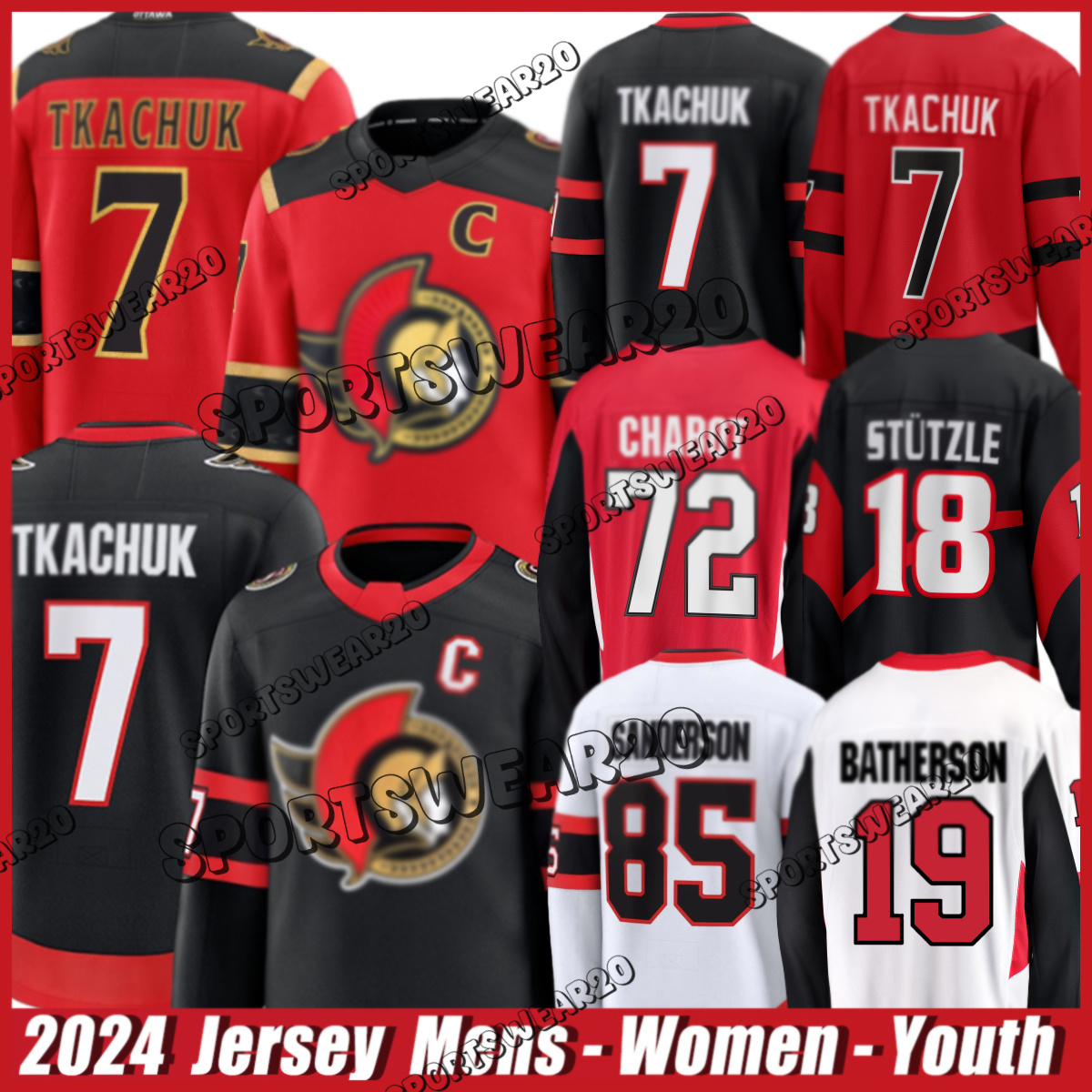 7 Brady Tkachuk ottawaS hockey jersey senator jersey Claude Giroux Tim Stutzle Jake Sanderson Drake Batherson Josh Norris Thomas Chabot Anton Forsberg jerseys