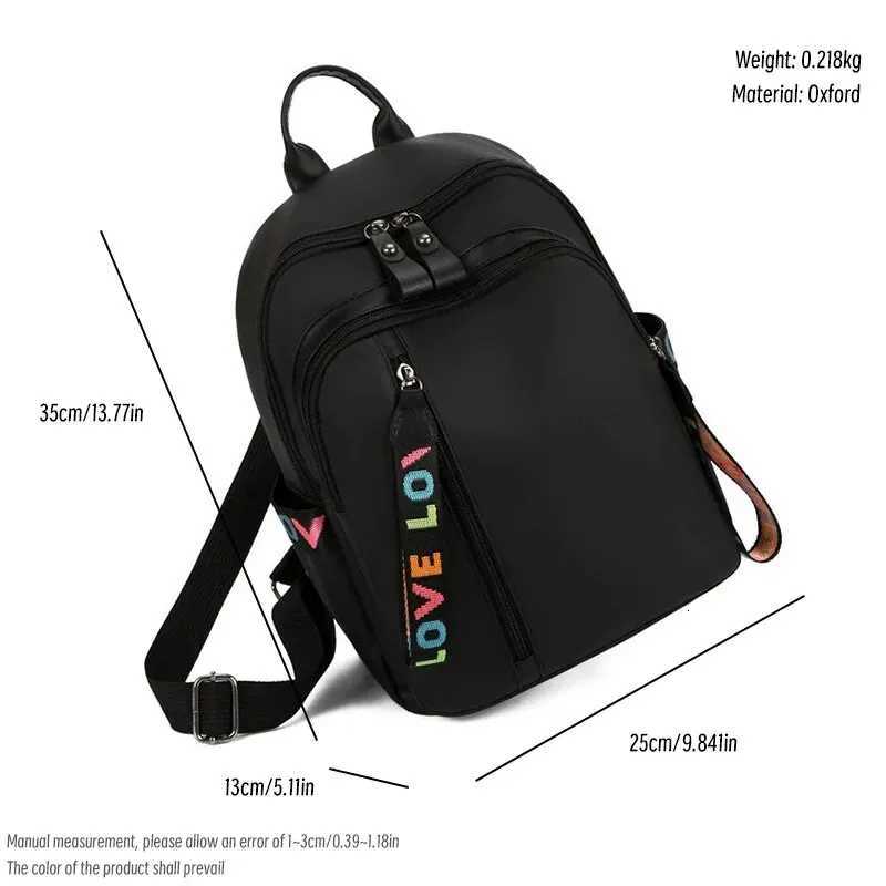 Fashionable Oxford Cloth Backpack Lightweight Diagonal Span Large Capacity Travel Bag College Style BackpackT251016