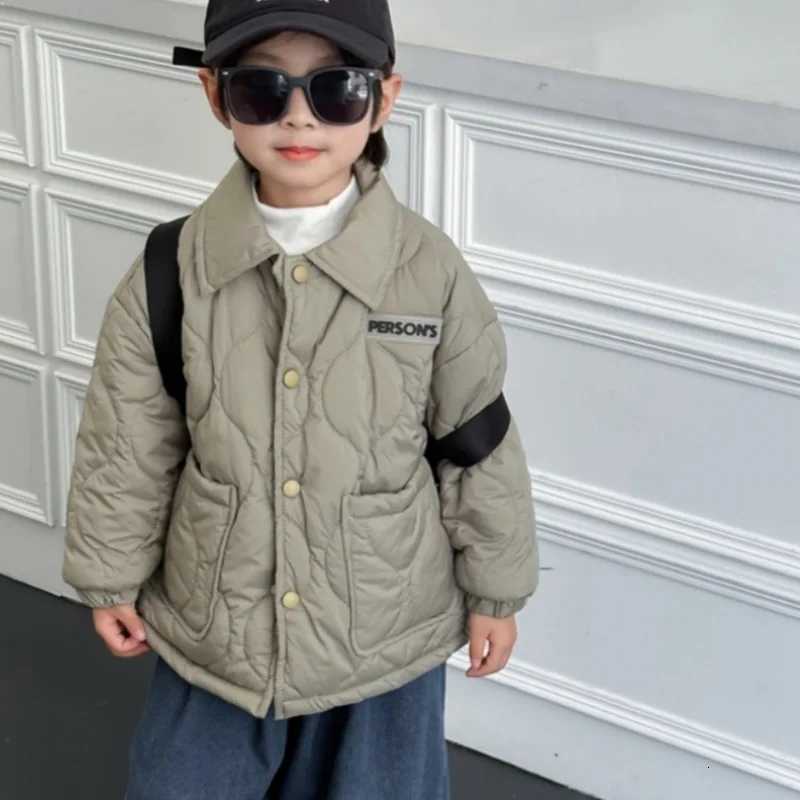 New Kids Cotton Coats Spring Childrens Clothing Boys Warm Loose Casual Jackets Autumn Teen Short Cardigan Outerwear 210 YearsT251016