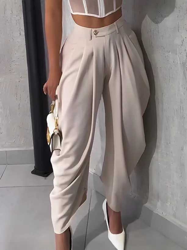 Women High Waist Jogger Loose Long Harlen Pants 2025 Fall Autumn OL Work Fashion Active Casual Street Trousers W251015