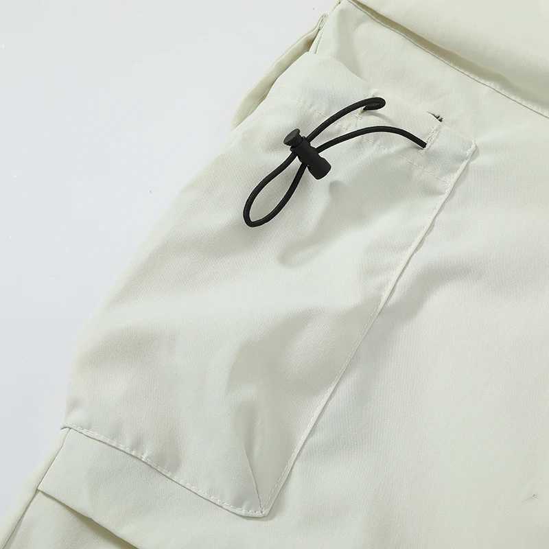 Mens work pants fashion brand Spring and Autumn new multi pocket American sports pants wrapped leg pants mens casual pants J251203