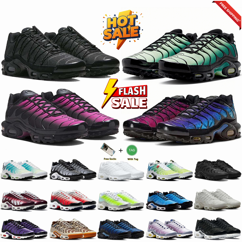 2025 free shipping Tn Plus Running Outdoor Shoes Men Women Tns Utility Berlin Terrascape red Triple France Trainers Sneakers