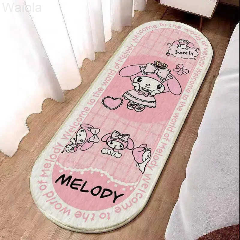 Sanrio Hot Hello Kitty Carpet Foot Mat Bedroom Floor Mat 12040Cm Room Bedroom Living Room Decoration Household Kawaii Anime New L2510161