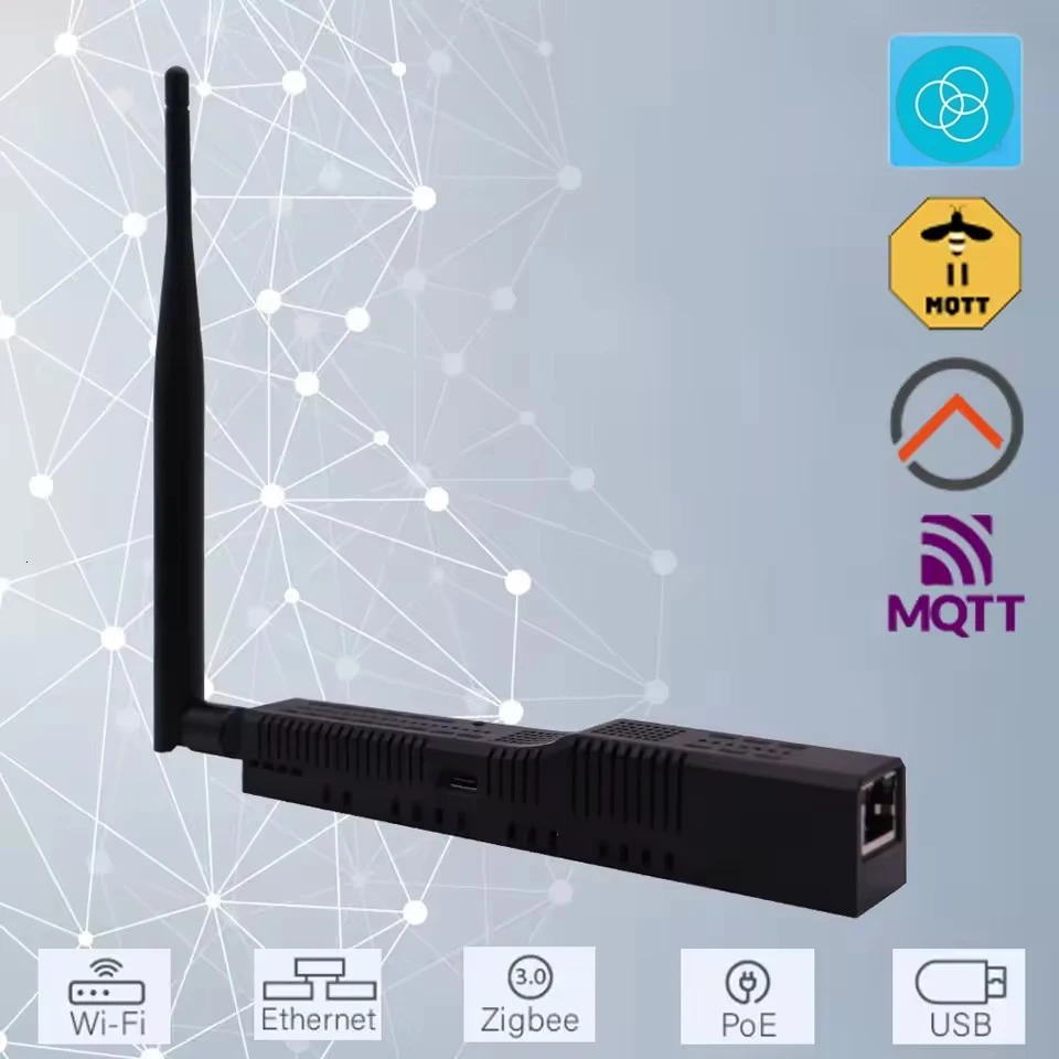 SMLIGHT SLZB06 A Zigbee 30 to Ethernet USB and WiFi adapter with PoE support works with Zigbee2MQTT ZHAHome Assistant 251016