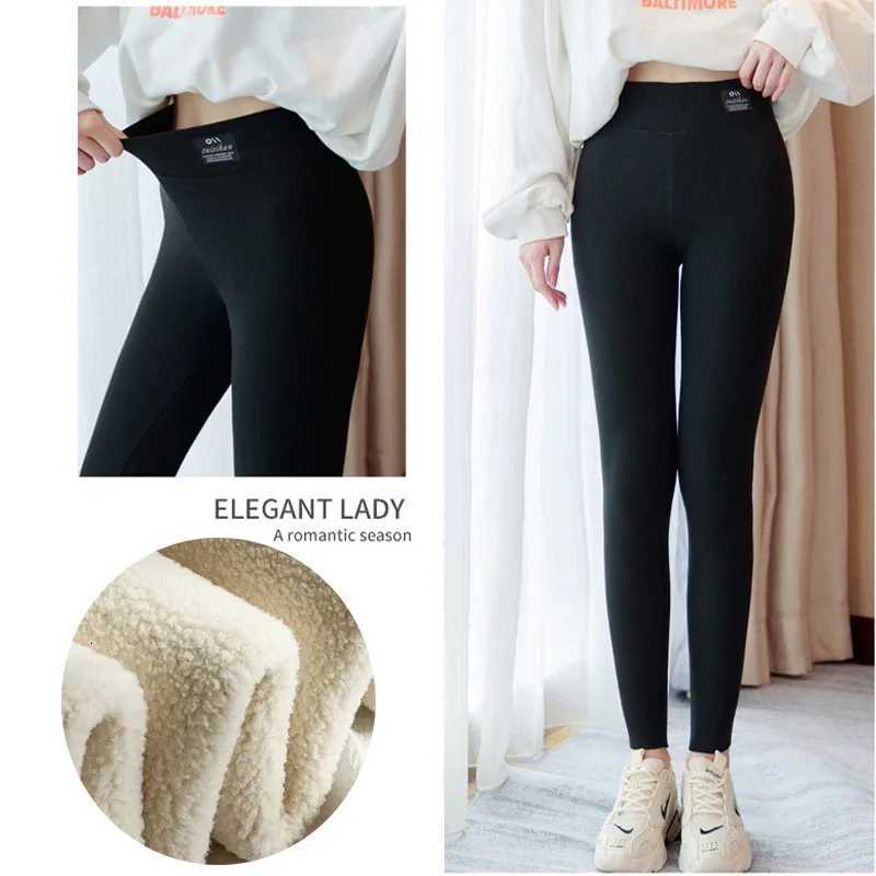 Winter Warm Leggings Women Sexy High Stretch Tight Leggings Casual High Waisted Thermal Pants Thick Leggings Sexy Girl FitnessT251016